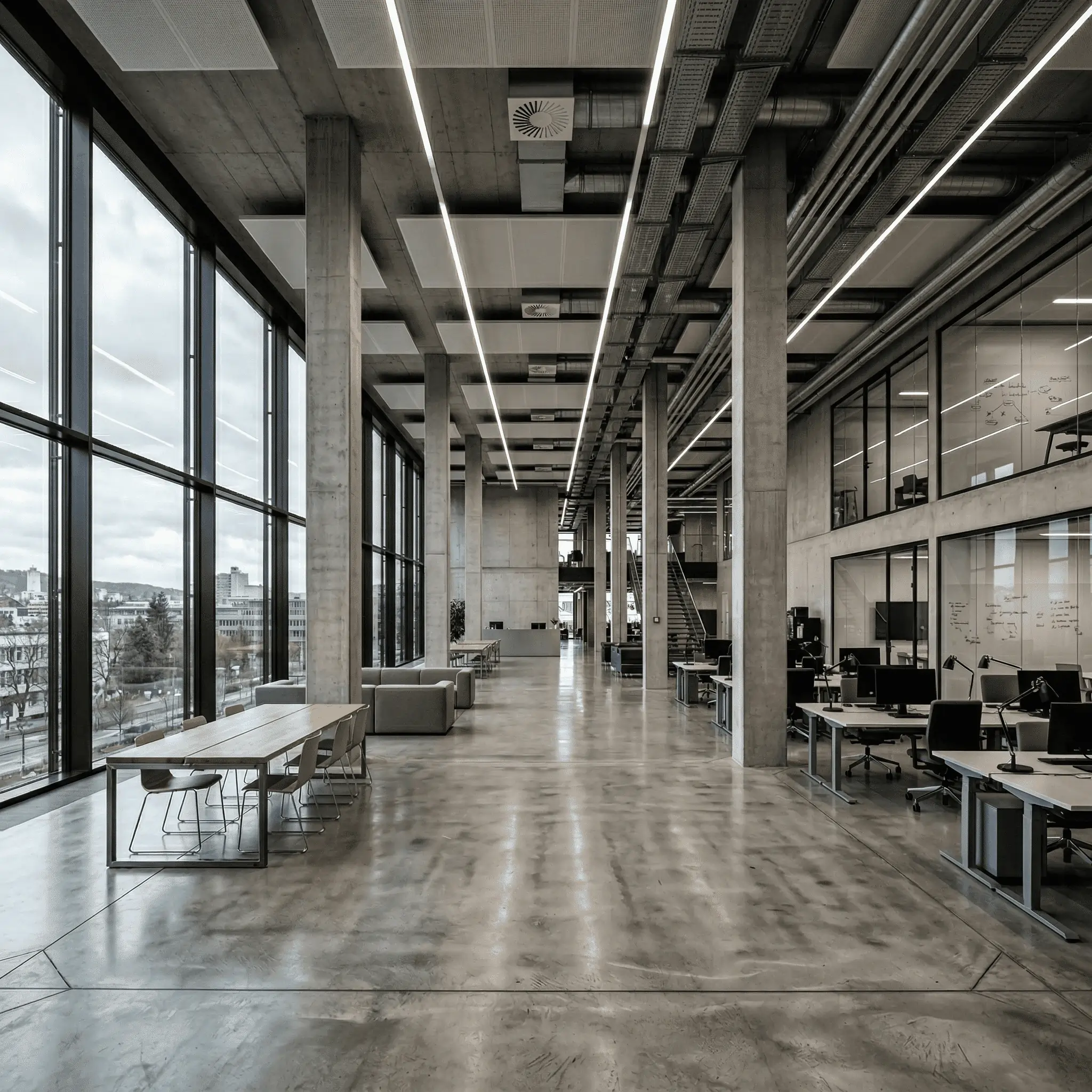 Galerie Raum Basel — Betonboden